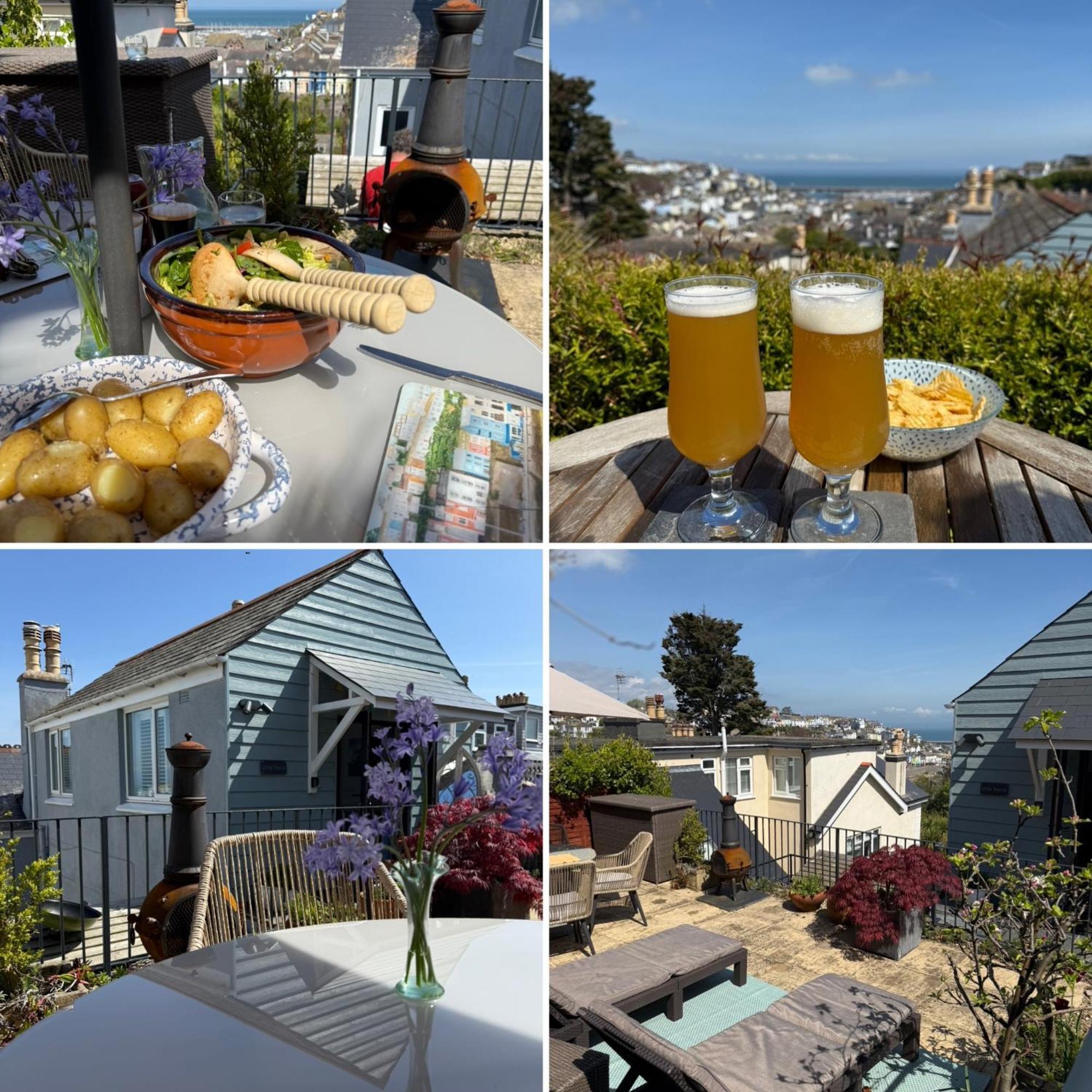 Apartament Little Trevio - Seaside Haven With Parking And Sea Views Brixham Zewnętrze zdjęcie